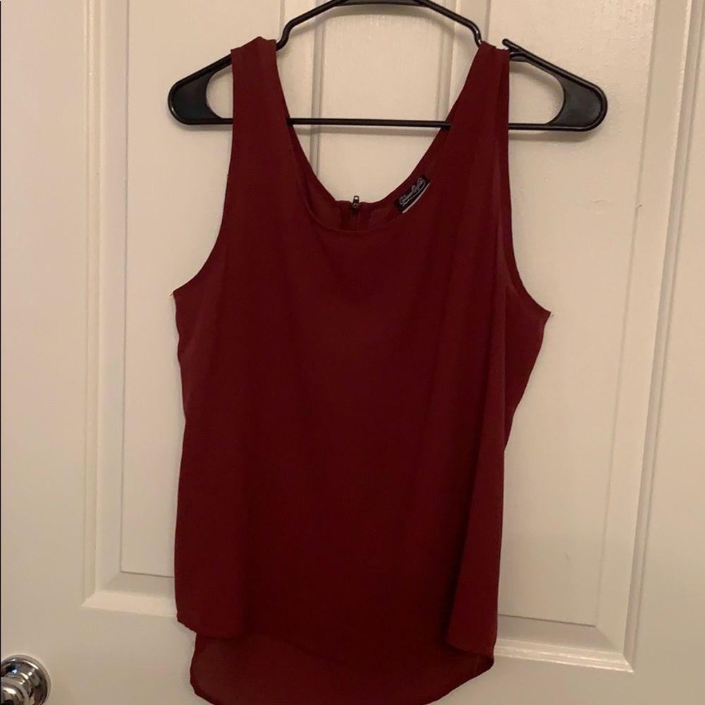 Maroon Tank